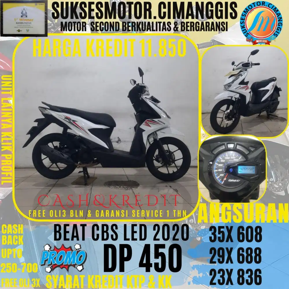 DP 450 BEAT CBS LED CASHBACK UPTO CASHBACK 700 RIBU FREE OLI3BLN