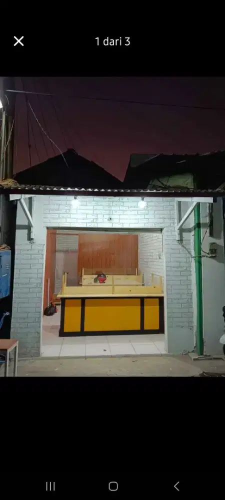 Meja kayu jati belanda untuk usaha