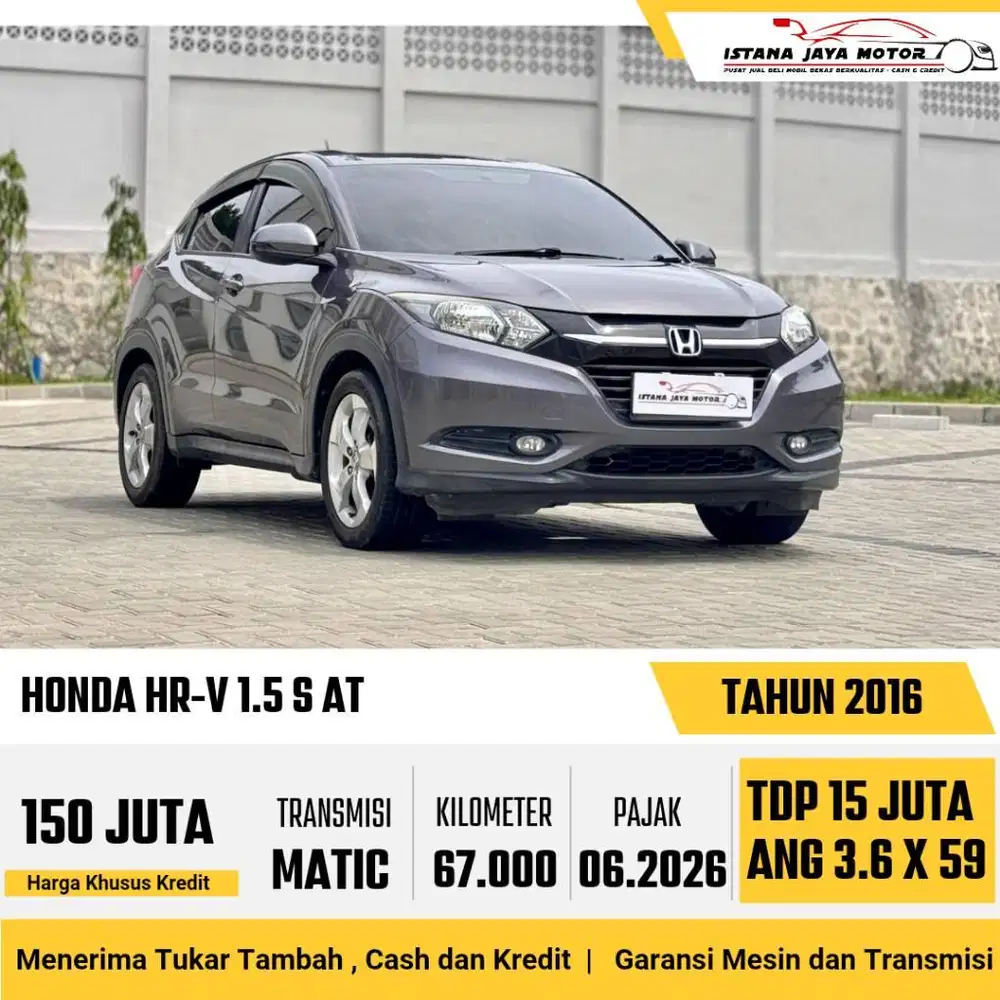 DP RINGAN Honda HR-V 1.5 S AT 2016
