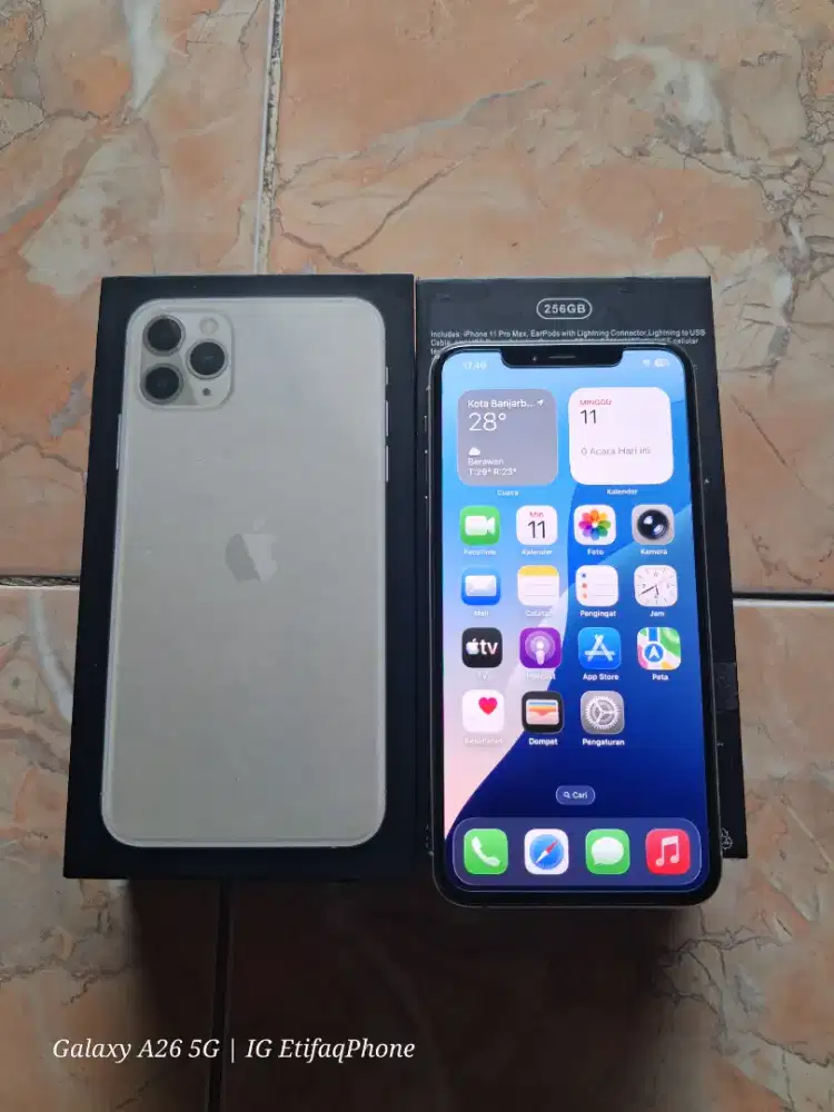 256GB iPhone 11 Pro Max Resmi iBox Fulset Apple 11proMax 11Pro ProMax