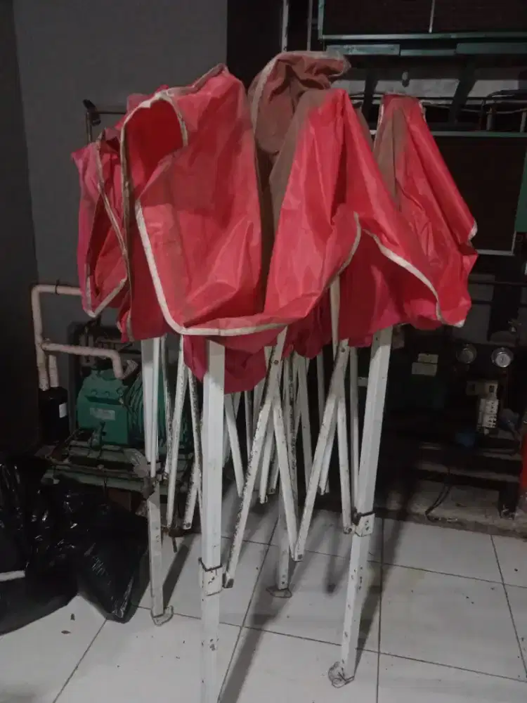 Tenda lipat premium import besi 1,2mm ukuran 2x2