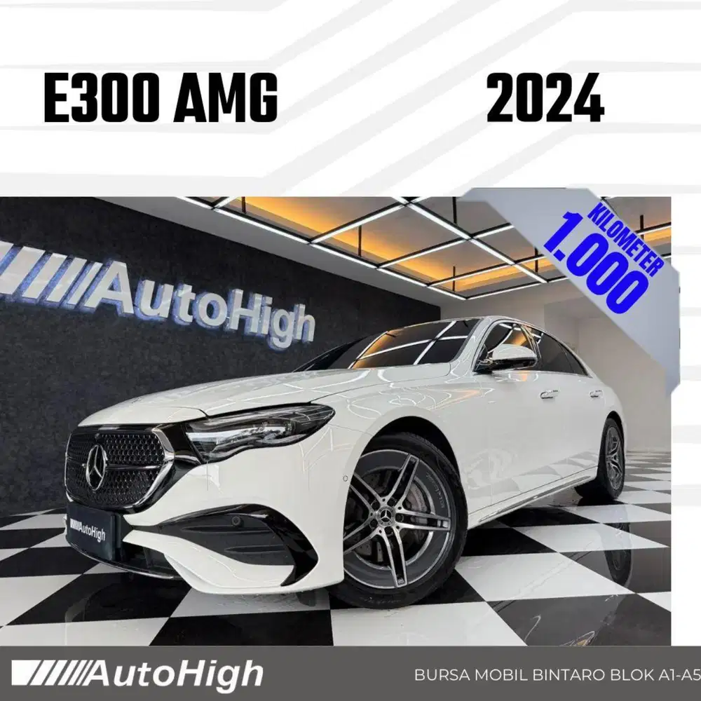 DP10% [Km1.000] E300 AMG 2024 White Reg 2025 #AUTOHIGH