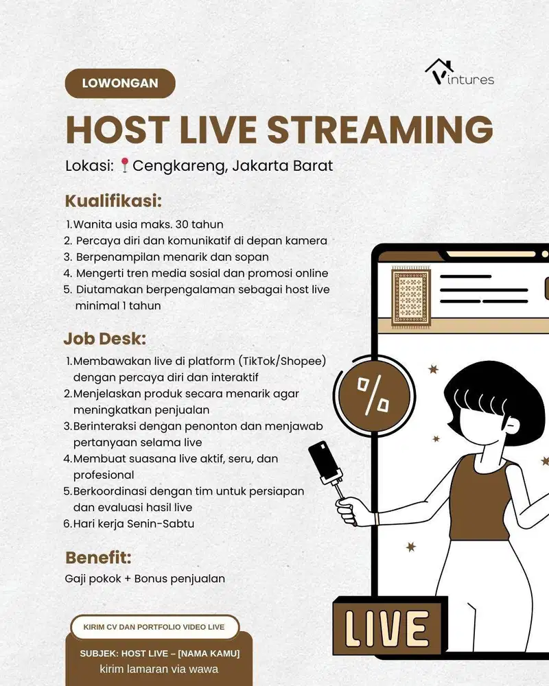 Host Livestream / Host Live Streamer