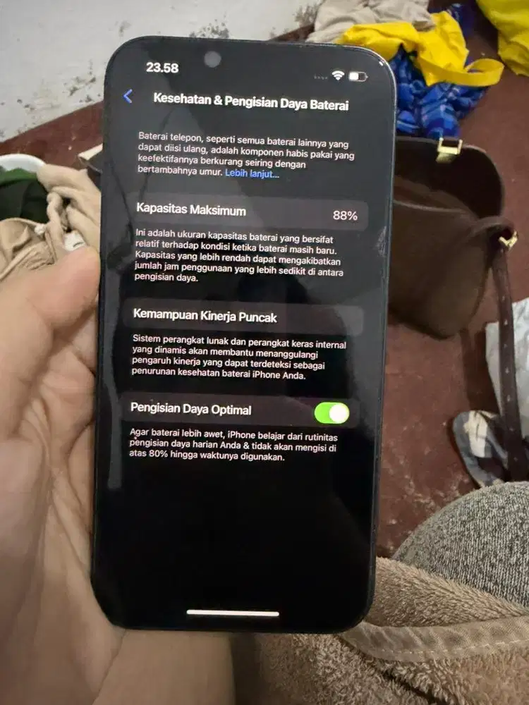 Dijual iphone 13 bassic warna midnight BH88%