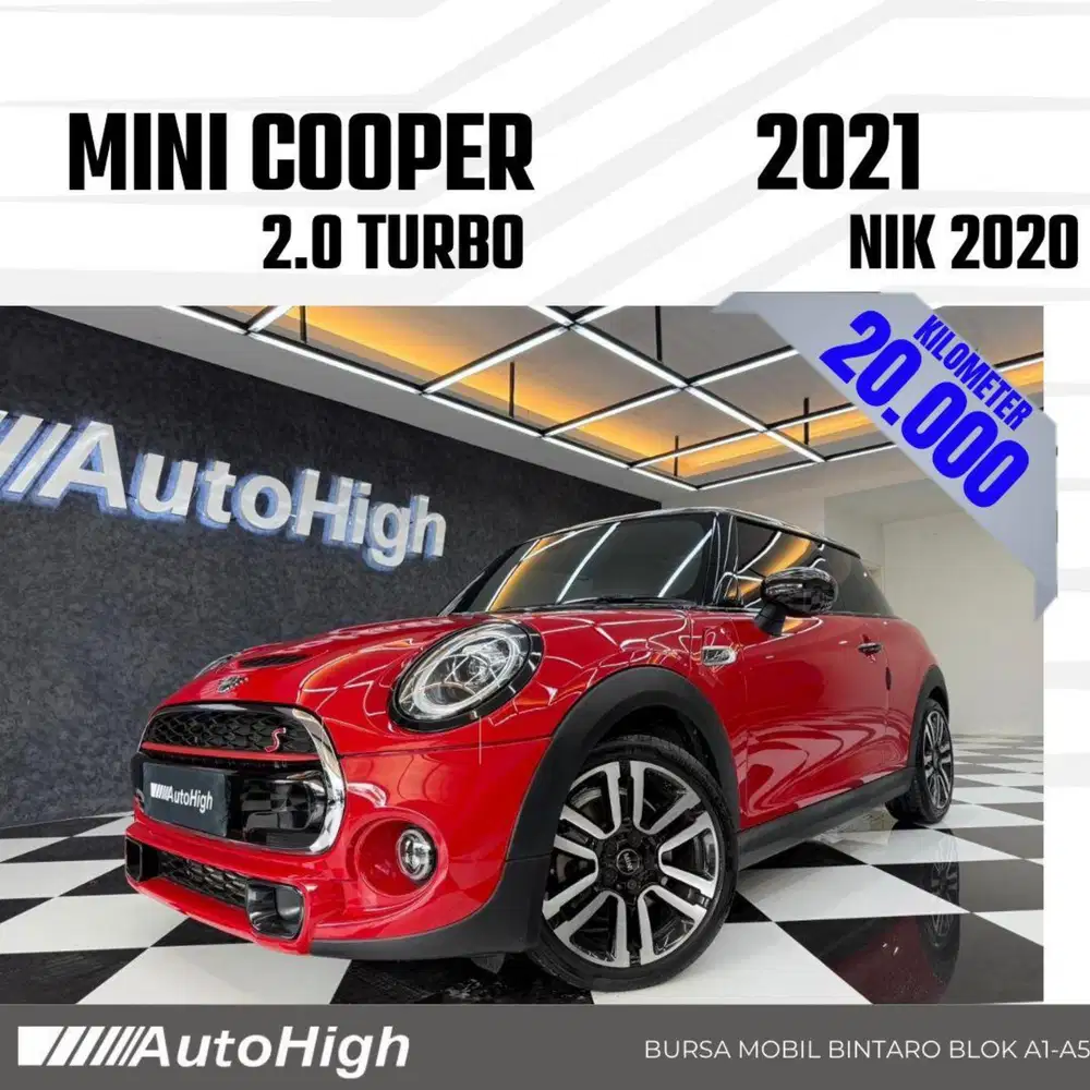 DP10% [Km20.000] Mini Cooper 2.0 S Turbo 2020 Red Reg 2021 #AUTOHIGH