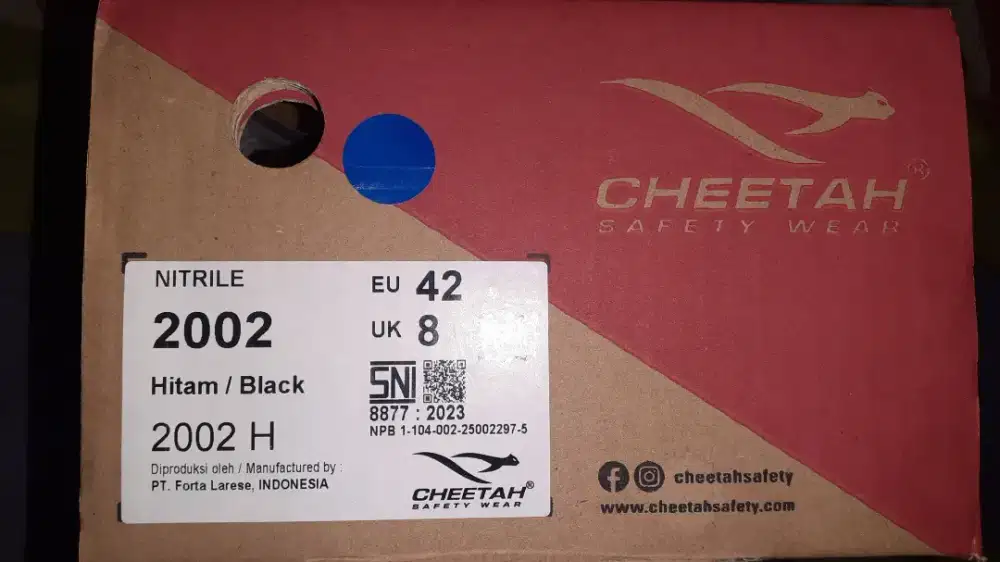 SEPATU SAFETY CHEETAH type 2002 H
