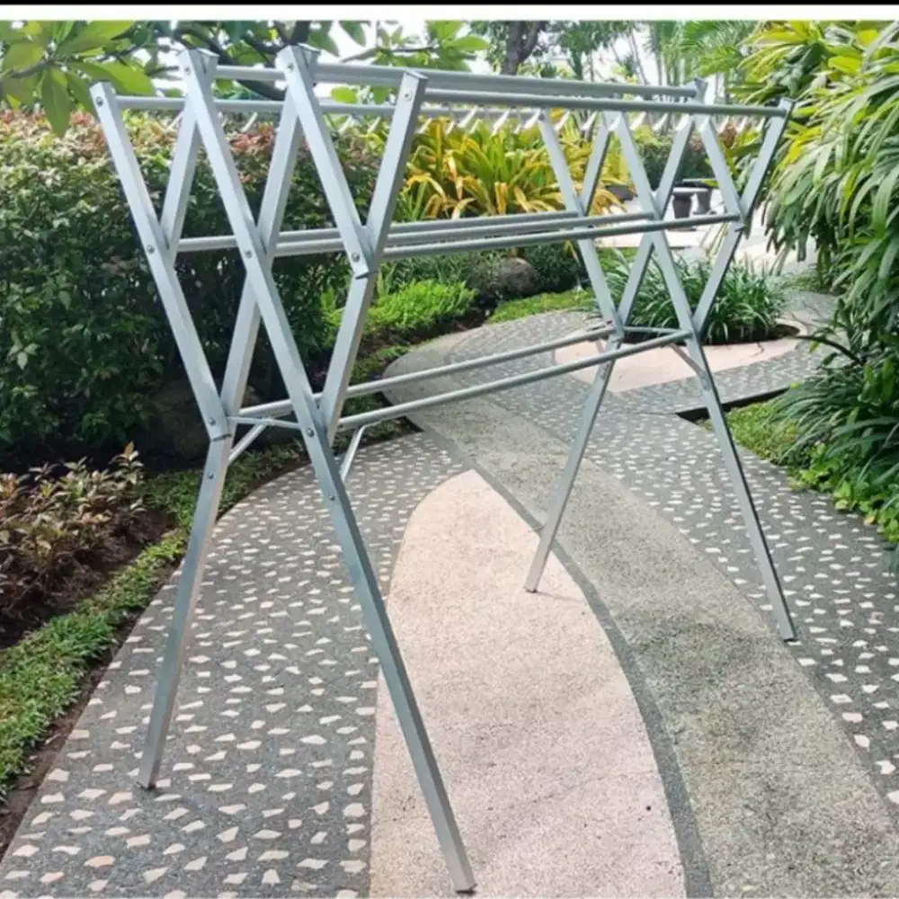 Jemuran baju alumunium ukuran 1.5meter