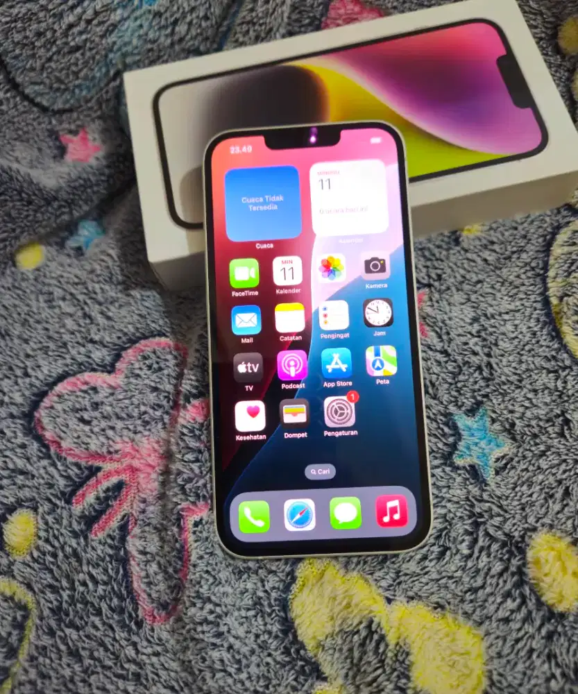 Iphone 14 starlight 128gb resmi digimap