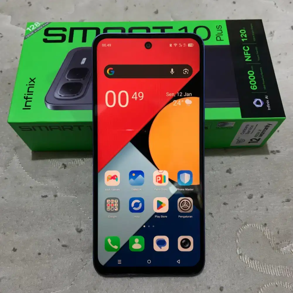 Inifinix Smart 10 Plus 8+8/128 Fullset