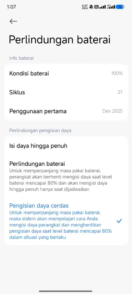 -Layar 6'67    Amoled Edge screen 
-Aktivasi Desember 2025
-HB 100%