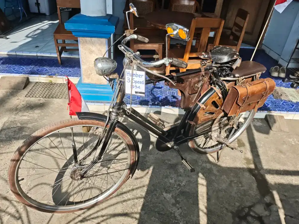 Sepeda jadul klasik humber 1954 3speed