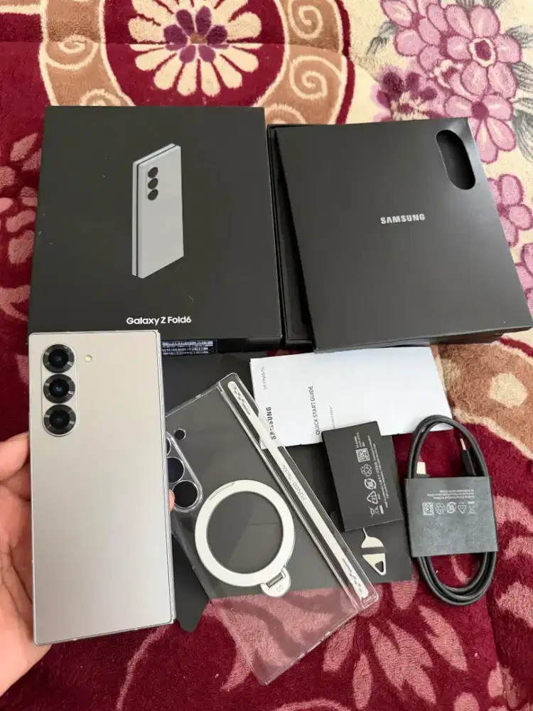 samsung Z fold 6 ram 12/512gb resmi sein,fulset original,istimewa