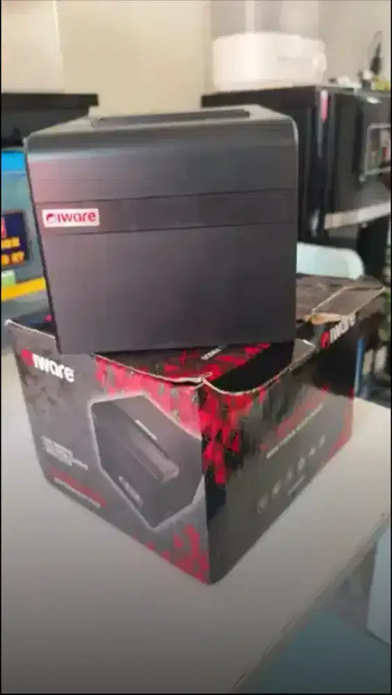 Jual murah mesin printer kasir LAN connection merek iware,460 rb nego
