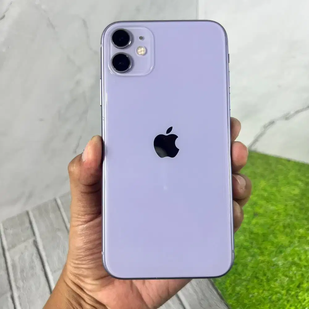 Iphone 11 128 Gb  Purple Inter All Operator Normal Lancar Jaya
