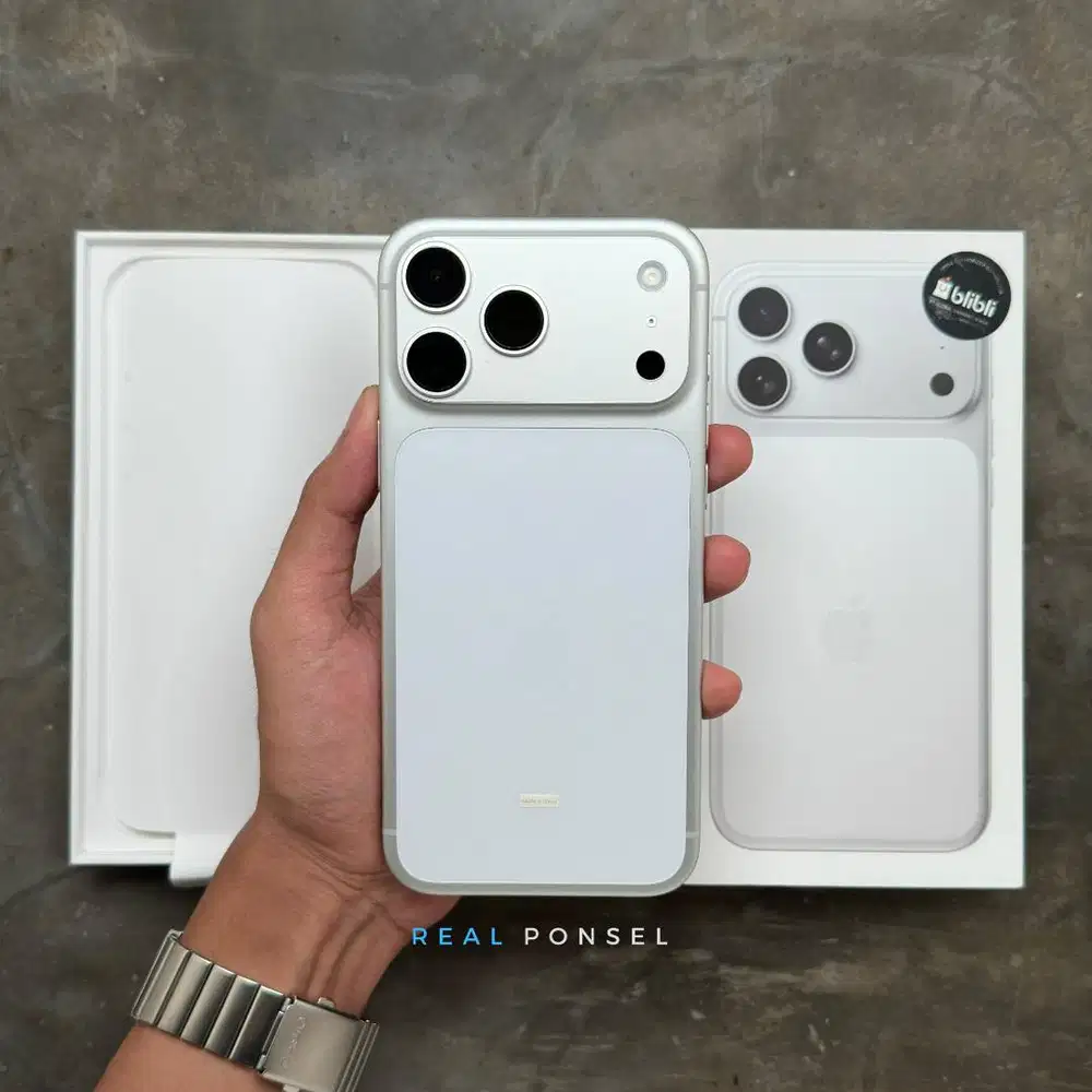 iPhone 17 Pro Max 256 iBox Silver 1 Bulan Pakai