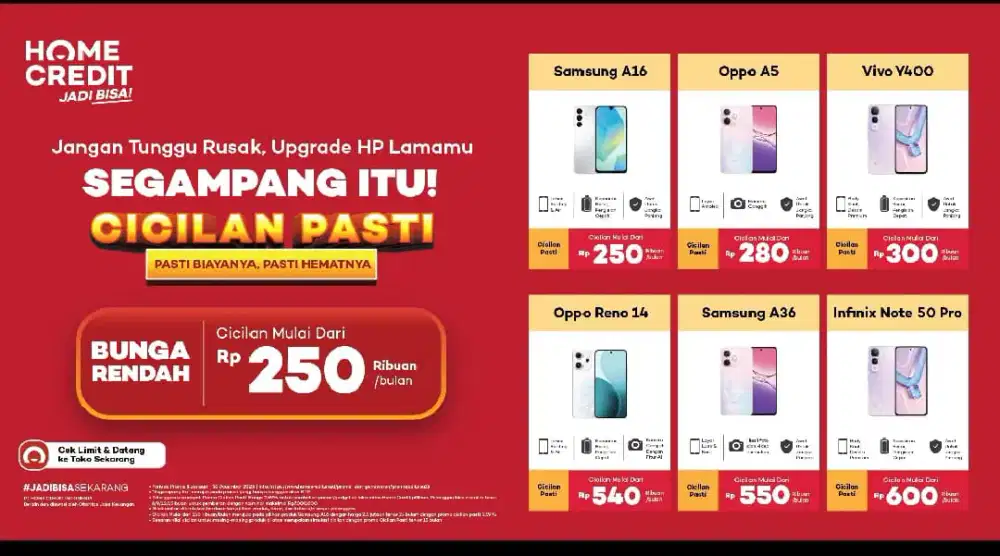 Kredit hp,tv ,kulkas ,dan lainnya