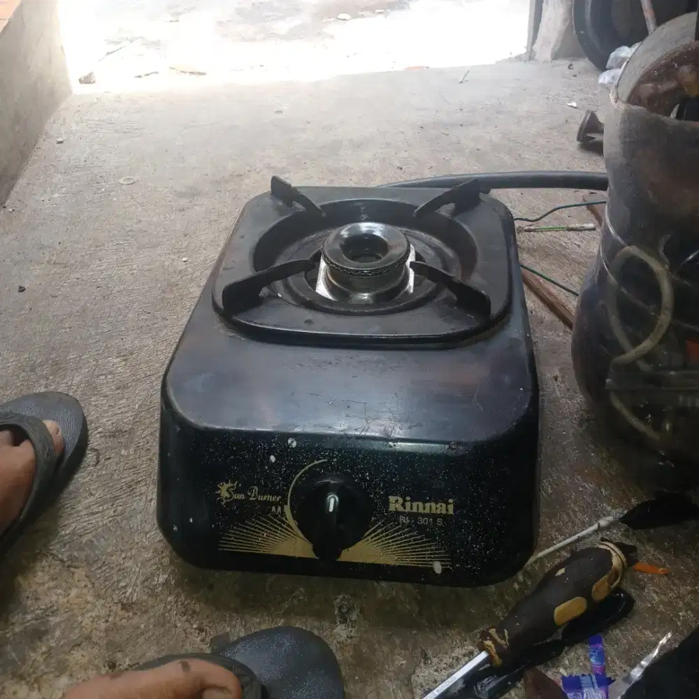 Jual kompor rinnai 1 tungku second normal