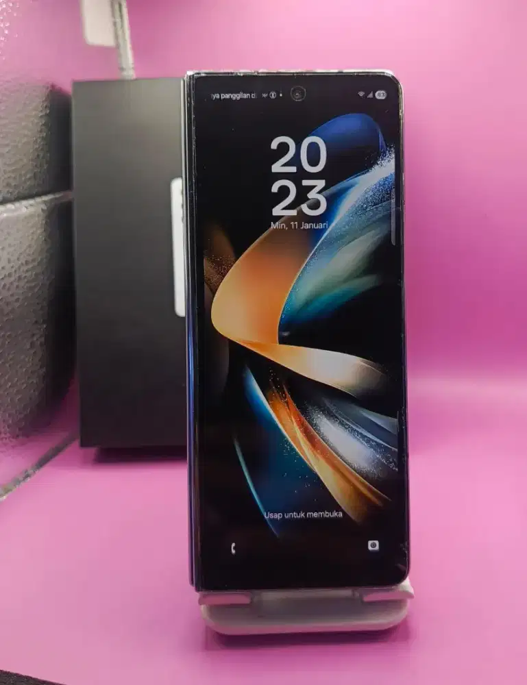 JUAL BU SAMSUNG Z FOLD 4 5G RAM 12/256GB ORIGINAL SEIN MULUS FULLSHET