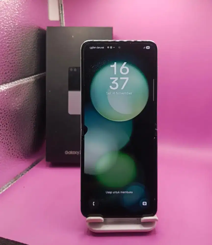 JUAL BU SAMSUNG Z FLIP 5 5G RAM 8/256GB ORIGINAL SEIN MULUS FULLSHET