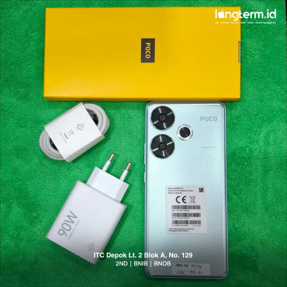 Poco F6 12/512gb, Fullser original, Resmi Indo/TAM