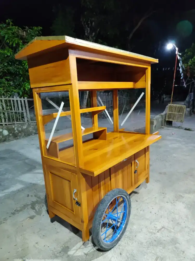 Jual Gerobak Angkringan,Bakso,Mie Ayam,Bubur,Roti BakardlL.