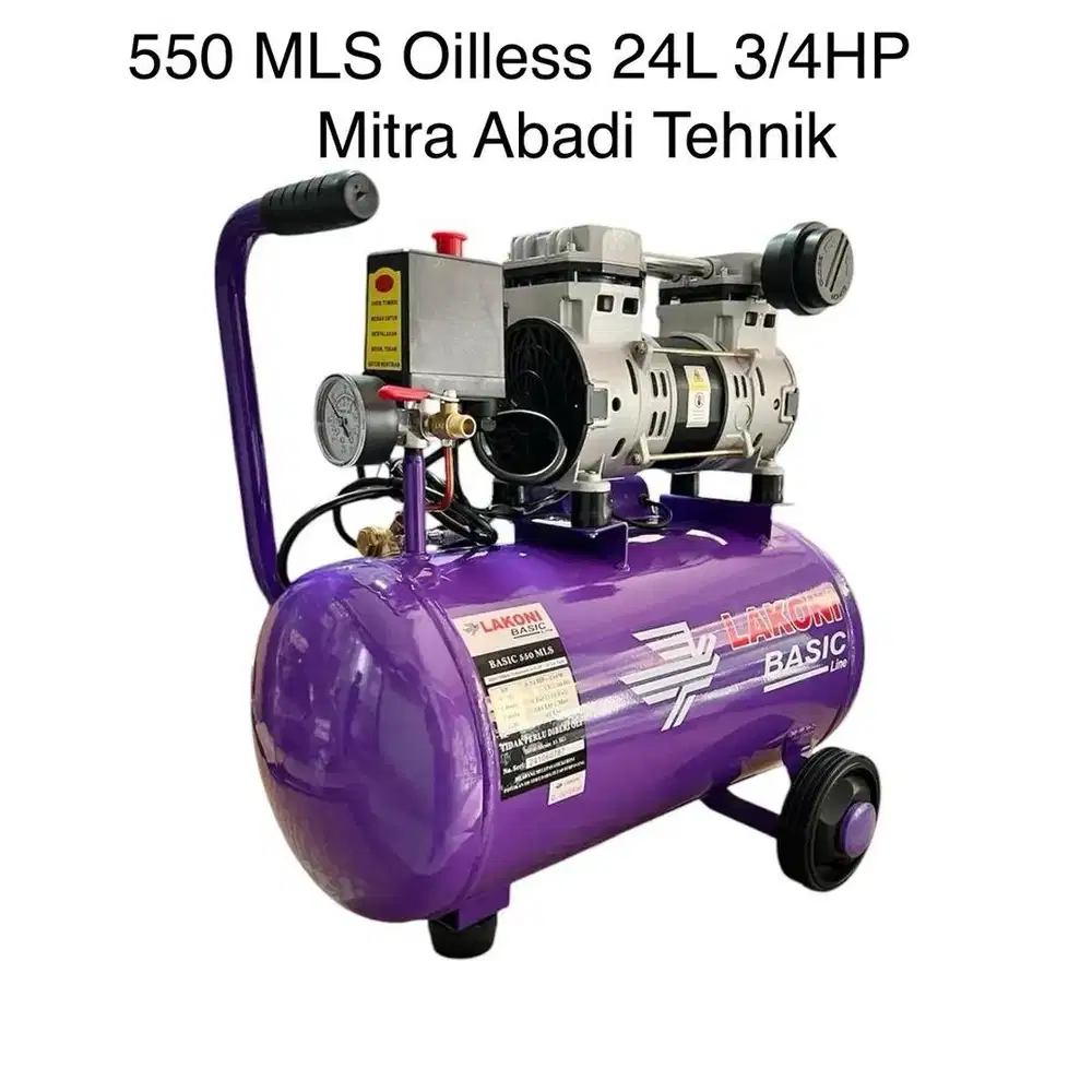 Compresor lakoni 550 MLS oilless 24L original