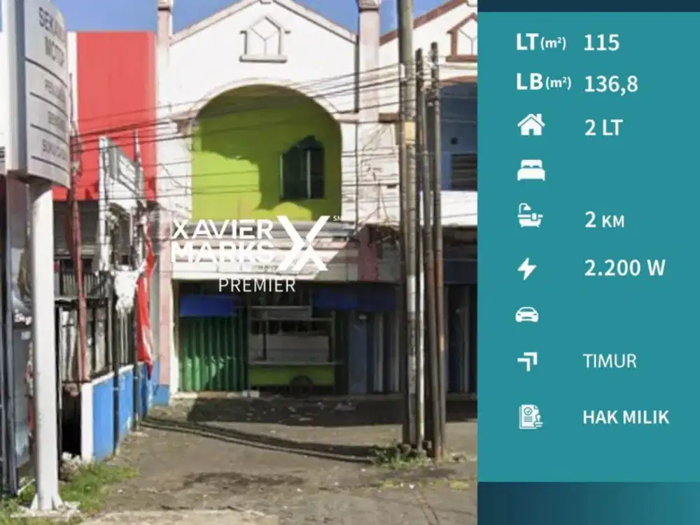 Ruko Siap Pakai Dan Strategis Di Jl. Raya Mondoroko, Banjararum Singosari Malang