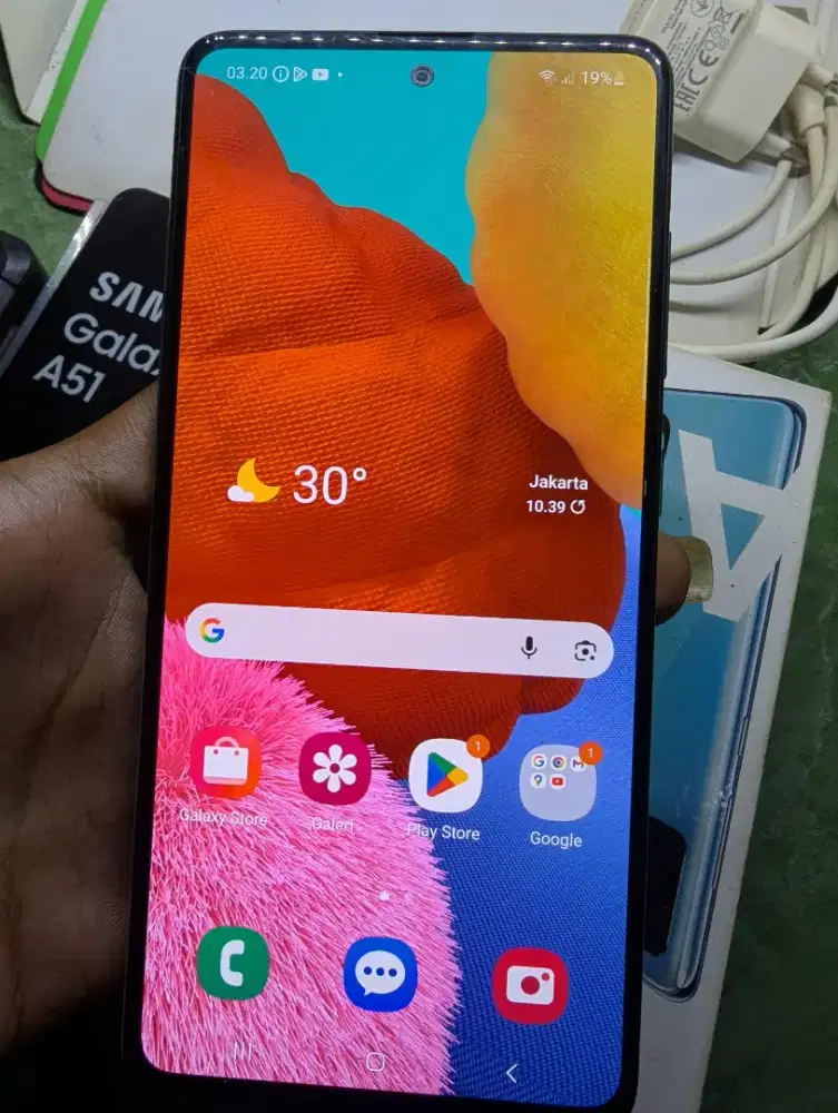 Samsung Galaxy A51 8/128 Fullset Ori Kamera Jernih