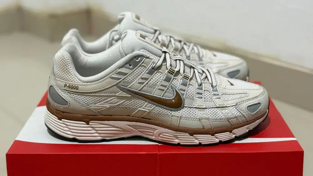 Nike P-6000 Trainers Light Orewood Brown Light British Tan Phantom