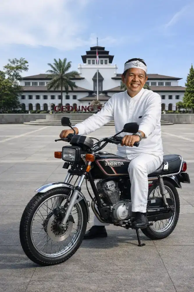 Motor Honda gl100 gl 100 90's untuk yg 4k4l s3hat plus bonus