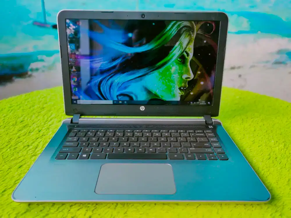 LAPTOP HP 14 A10 SETARA i5 GEN 8 8GB SSD 500GB DOUBLE VGA GAME JOS