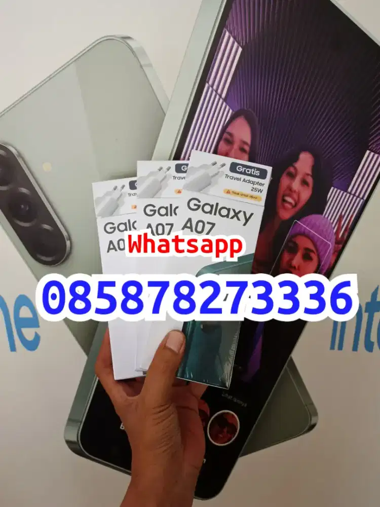 Berminat silahkan WA Samsung Galaxy A07 4/128 Garansi resmi 1thn