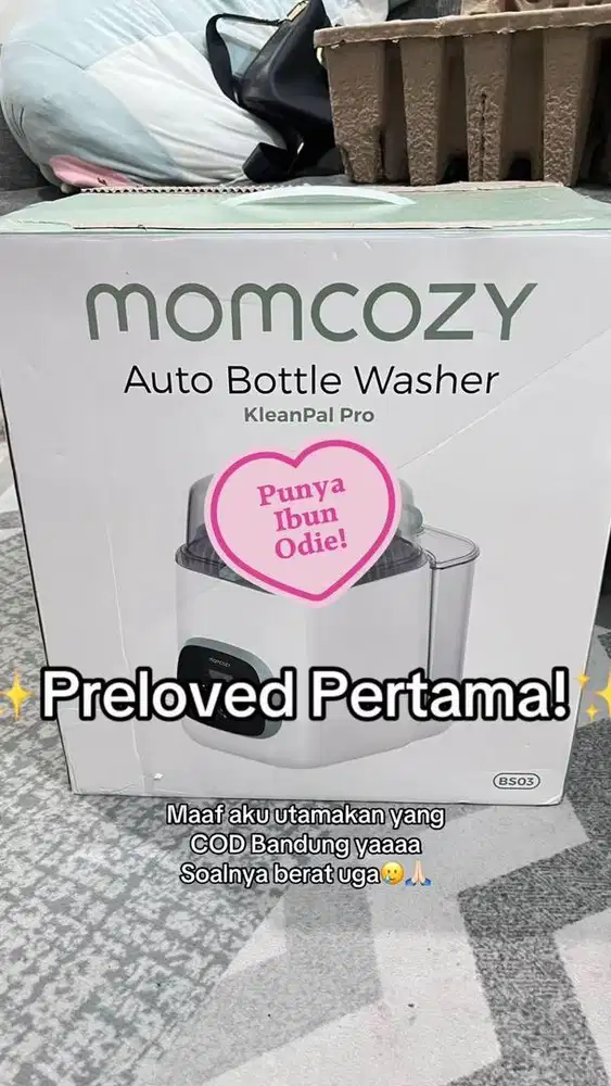 Alat Cuci plus Steril Botol Momcozy Auto Bottle Washer
