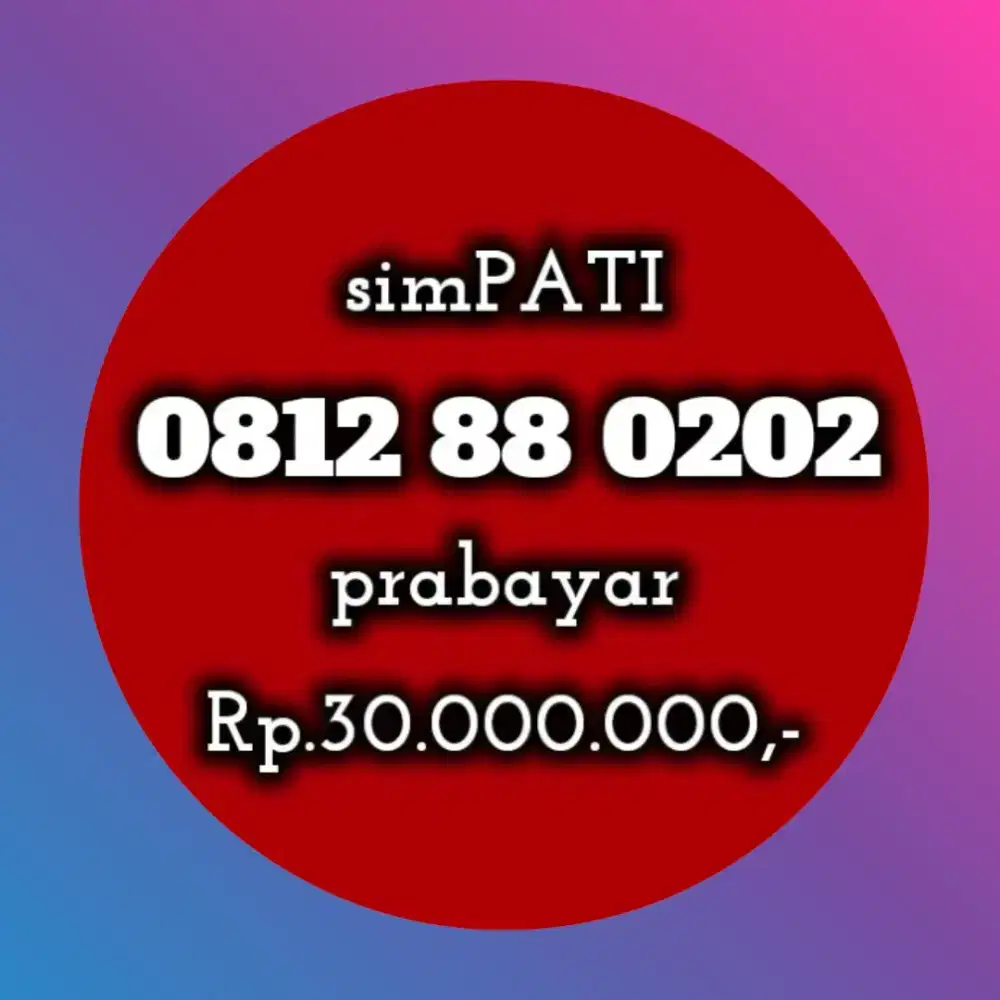 NOMOR CANTIK KOLEKSI SIMPATI 0202