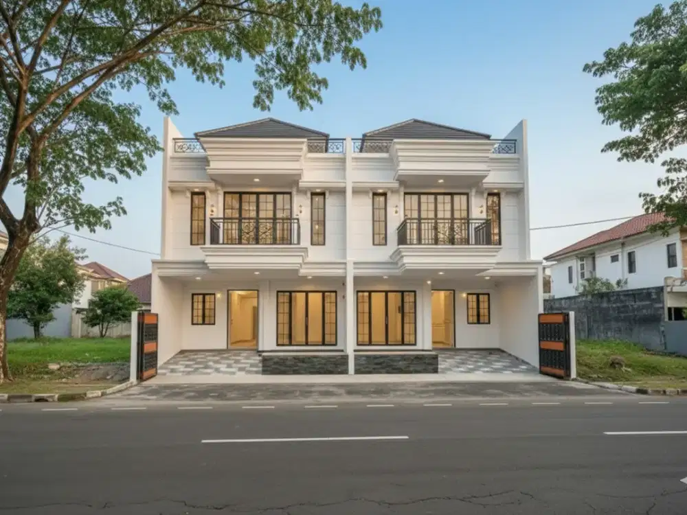Twin House Keren Kekinian di JL Tuba IV Medan Area Lokasi Premium