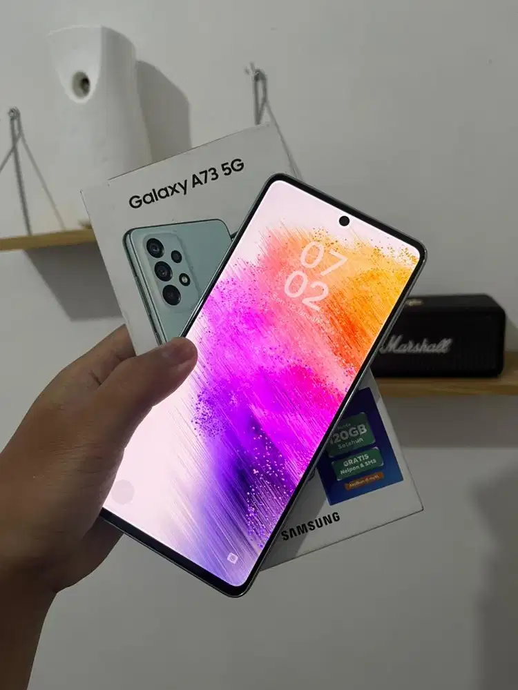 Samsung Galaxy A73 5G Ex resmi sein Fullset 8/256 gb No minus