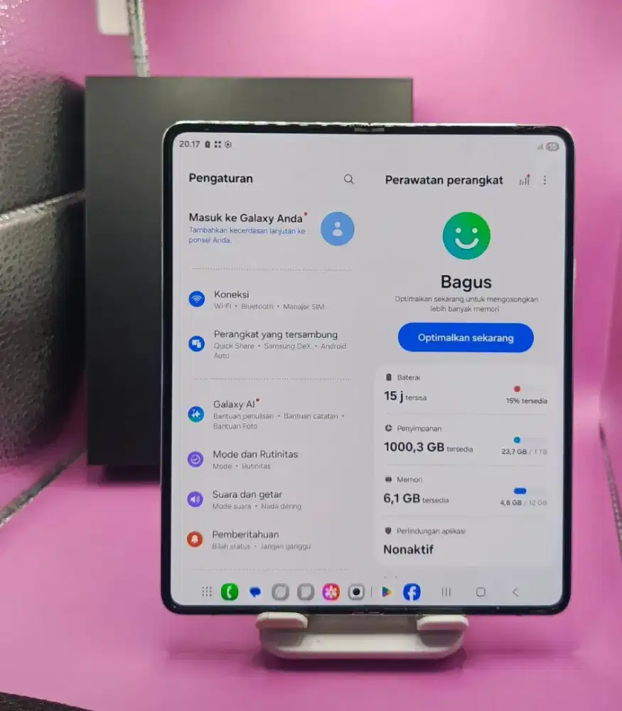 SAMSUNG Z FOLD 5 5G RAM 12 / 1TB ORIGINAL SEIN NORMAL FULLSHET