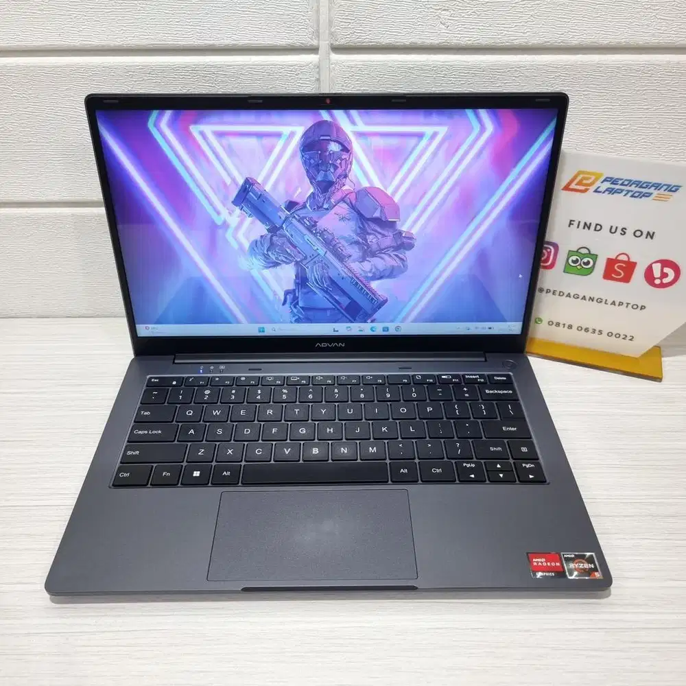 Laptop Advan Soulmate Plus AMD RYZEN 5-3500U 8GB/256GB Fullset