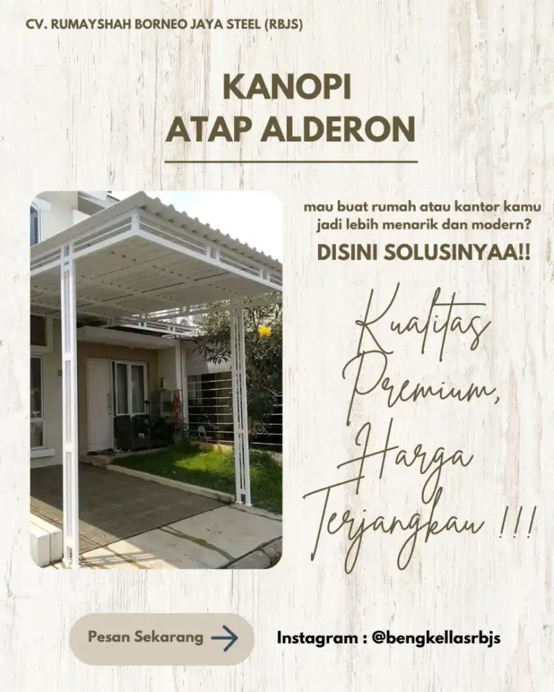 KANOPI ATAP ALDERON