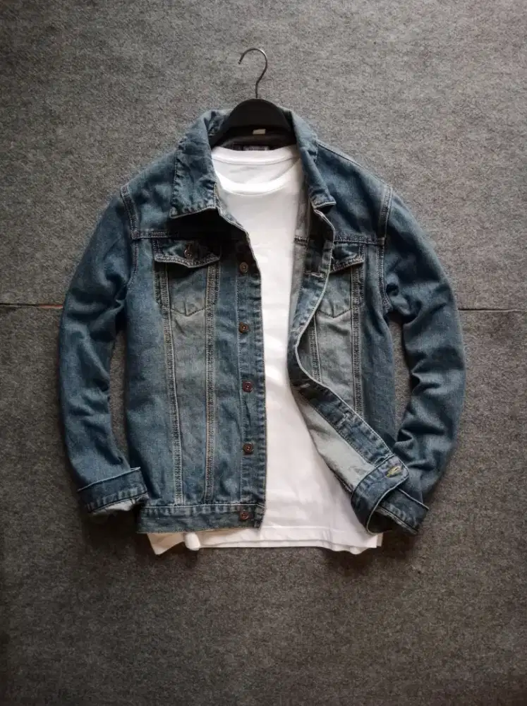Jaket jeans vintage 1989 size L