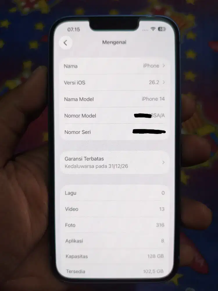 IPHONE 14 128GB BLUE GARANSI PANJANG RESMI BLIBLI