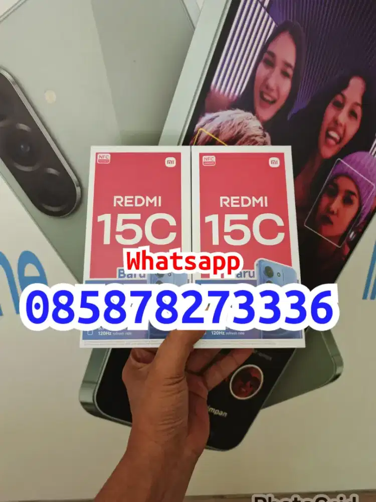 Berminat silahkan WA Xiaomi Redmi 15C NFC 8+8/256 Garansi resmi 15bln