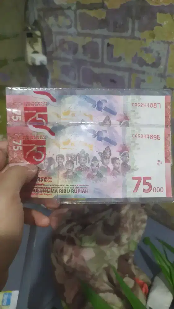 Uang 75.000 edisi khusus