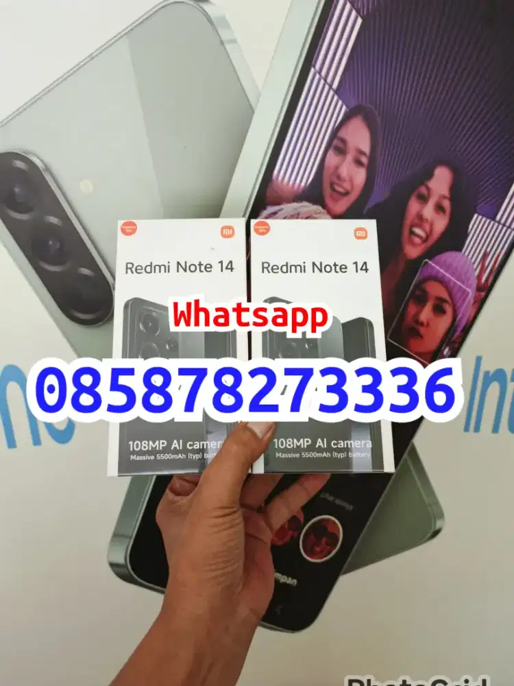 Berminat silahkan WA Xiaomi Redmi Note 14 8/256 Garansi resmi 15bln