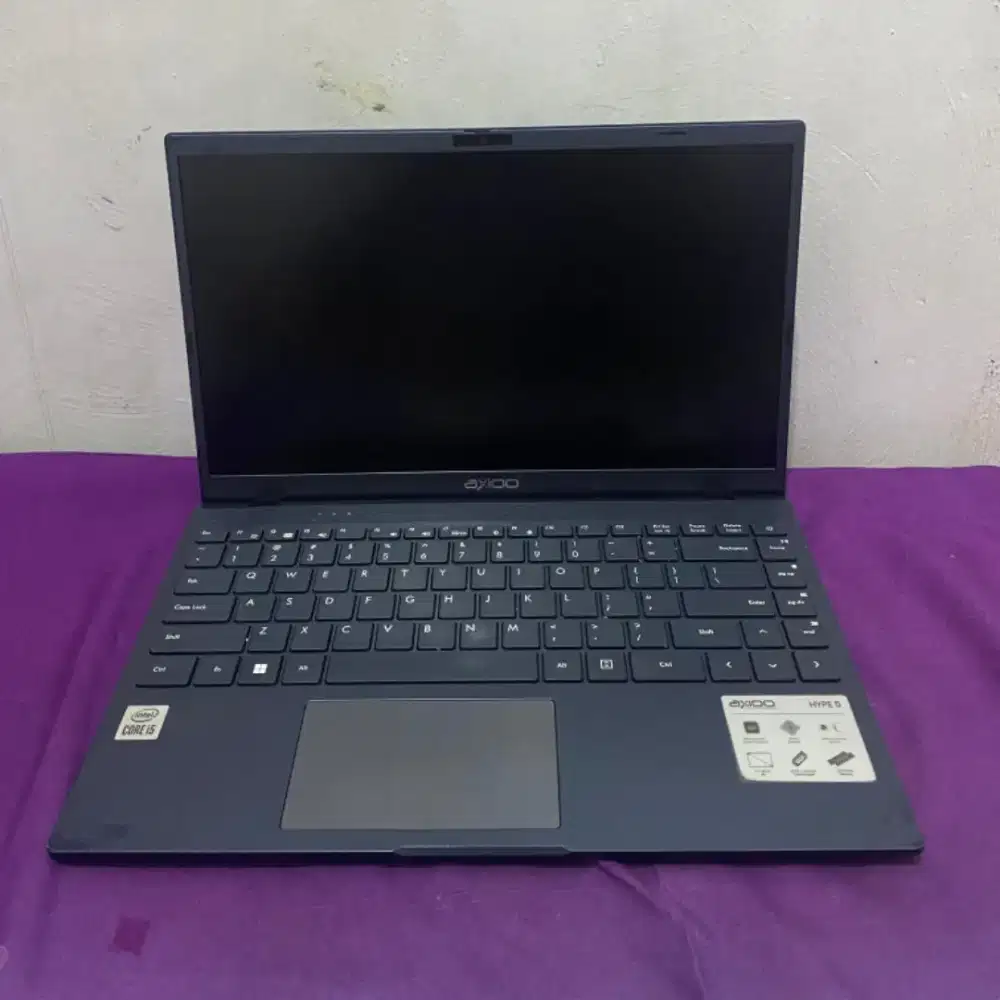 Laptop i5 gen 10 Axioo hype 5 ram 8gb SSD 256gb Windows 11 Ori