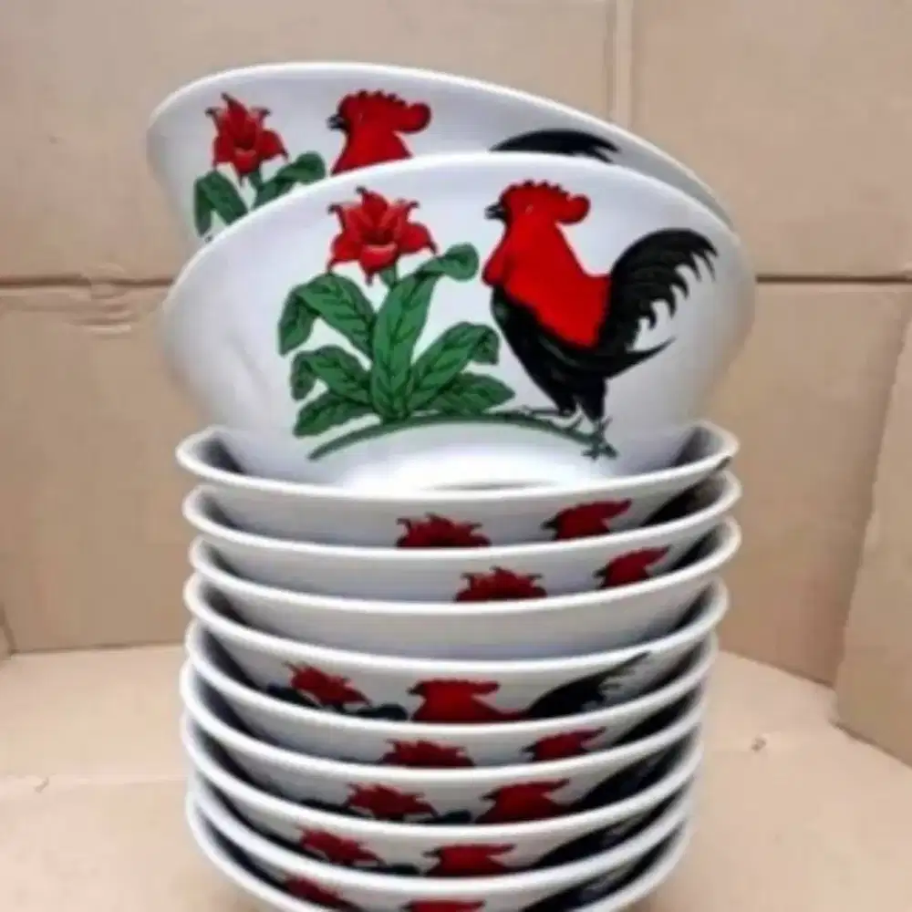 Dijual mangkok jago 1 lusin