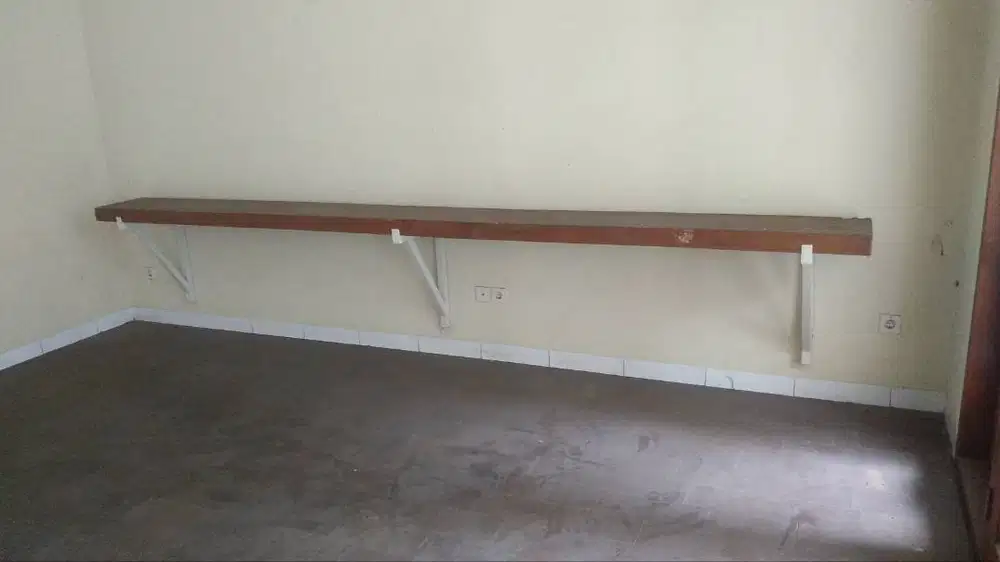 papan kayu jati 1 lembar utuh