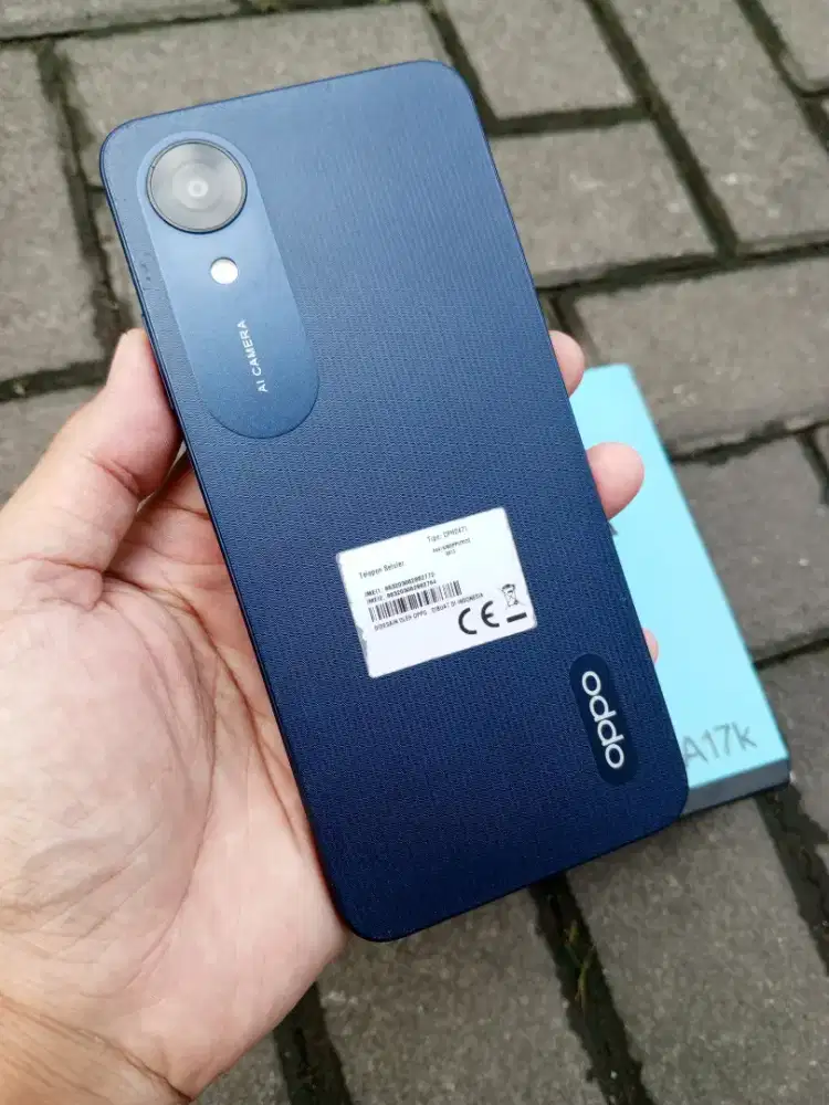 Oppo A17k 3/64 Fullset Resmi
