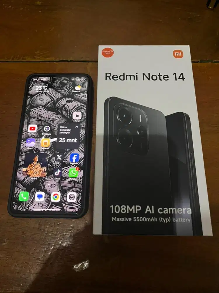 Redmi Note 14 4G 8/256 GB Black