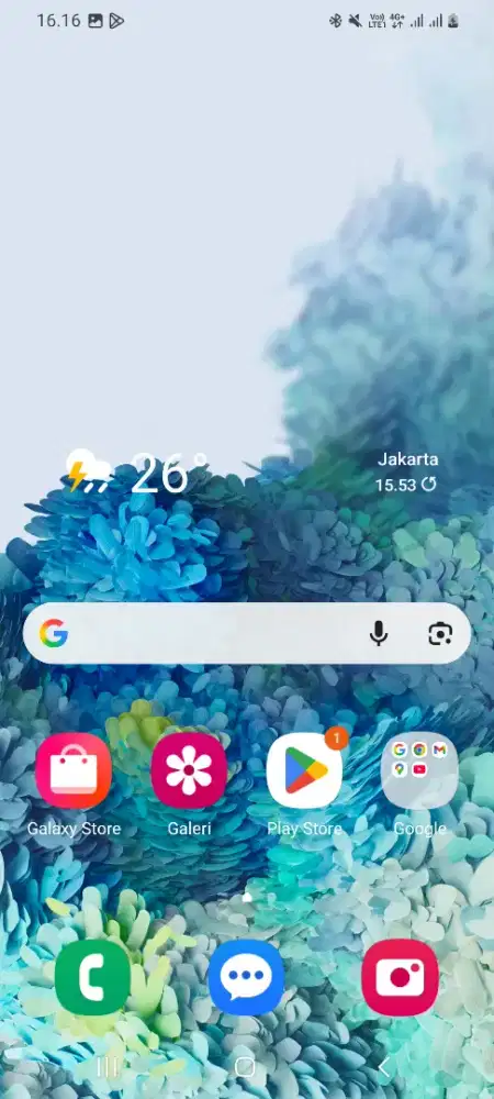 Samsung s20+8/128 gb mesin normal Jaya Minus garis